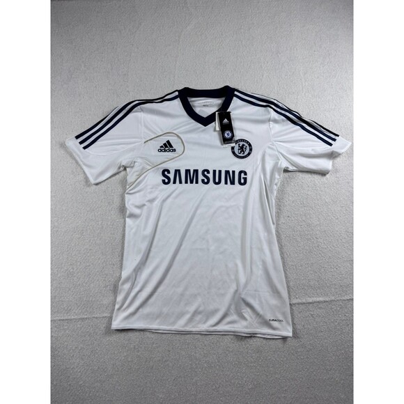 Other - Adidas Chelsea Men's White Navy Large ClimaCool Soccer Jersey
